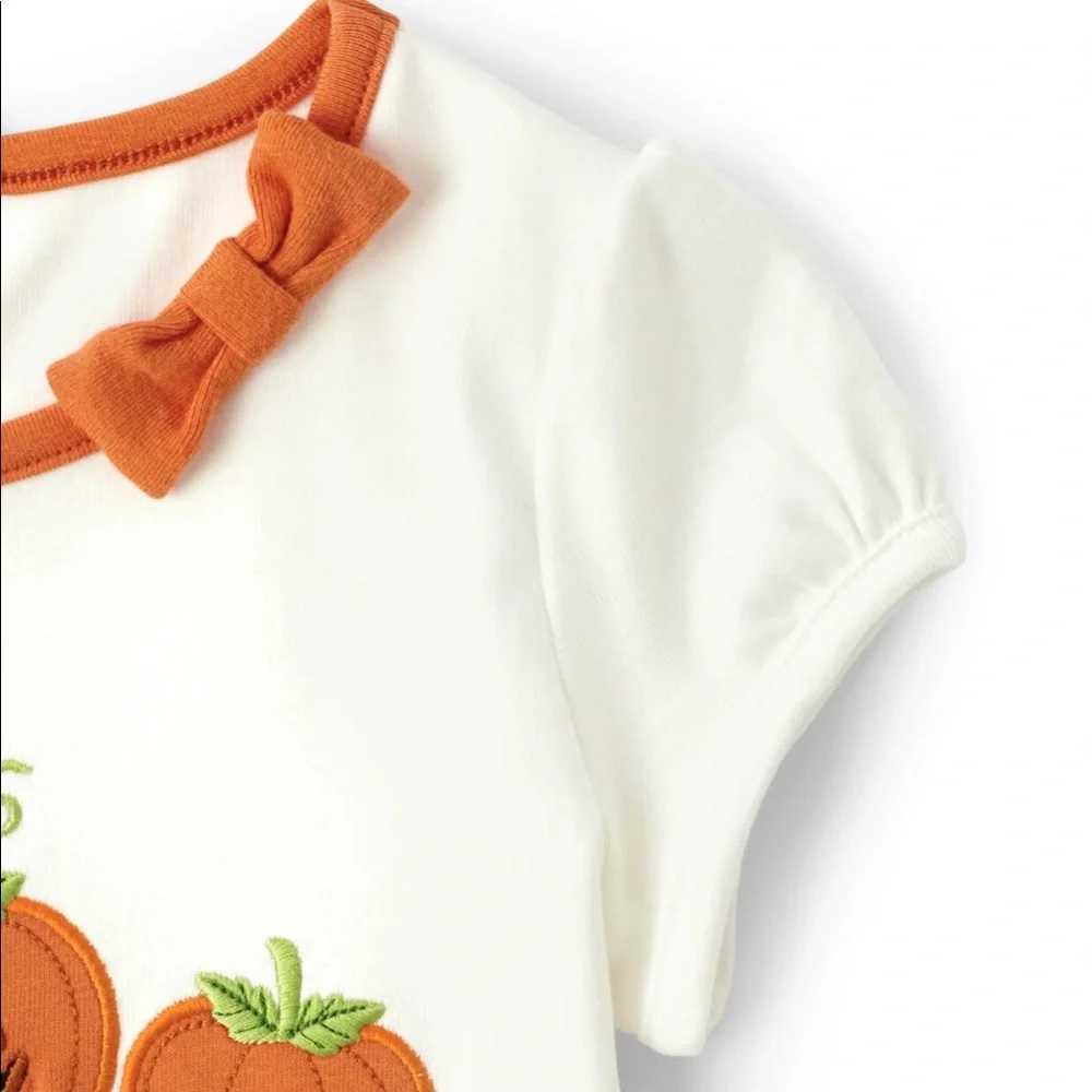 📌🆕 Gymboree • Lil' Pumpkin 🎃•  Embroidered Top